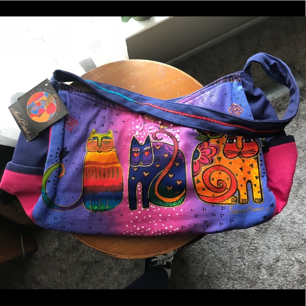 Laura Burch BRAND NEW kitty bag
